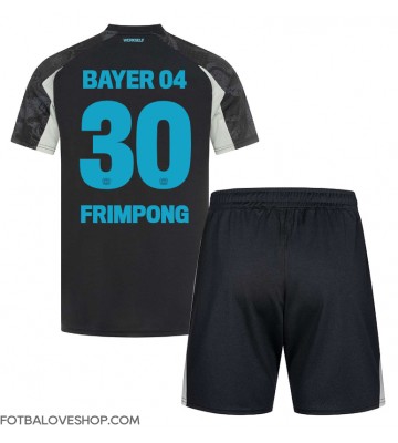 Bayer Leverkusen Jeremie Frimpong #30 Dětské Alternativní Dres 2024-25 Krátký Rukáv (+ trenýrky)